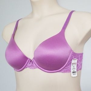 Maidenform Purple Lace Underwire Bra 36C